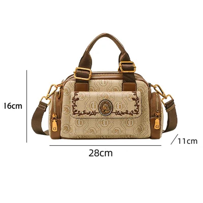 Dámská kabelka 2025 Nová značka Kabelka z pravé kůže Designová Vysoce kvalitní Retro Jedno rameno Šikmo přes tělo Polštářová taška