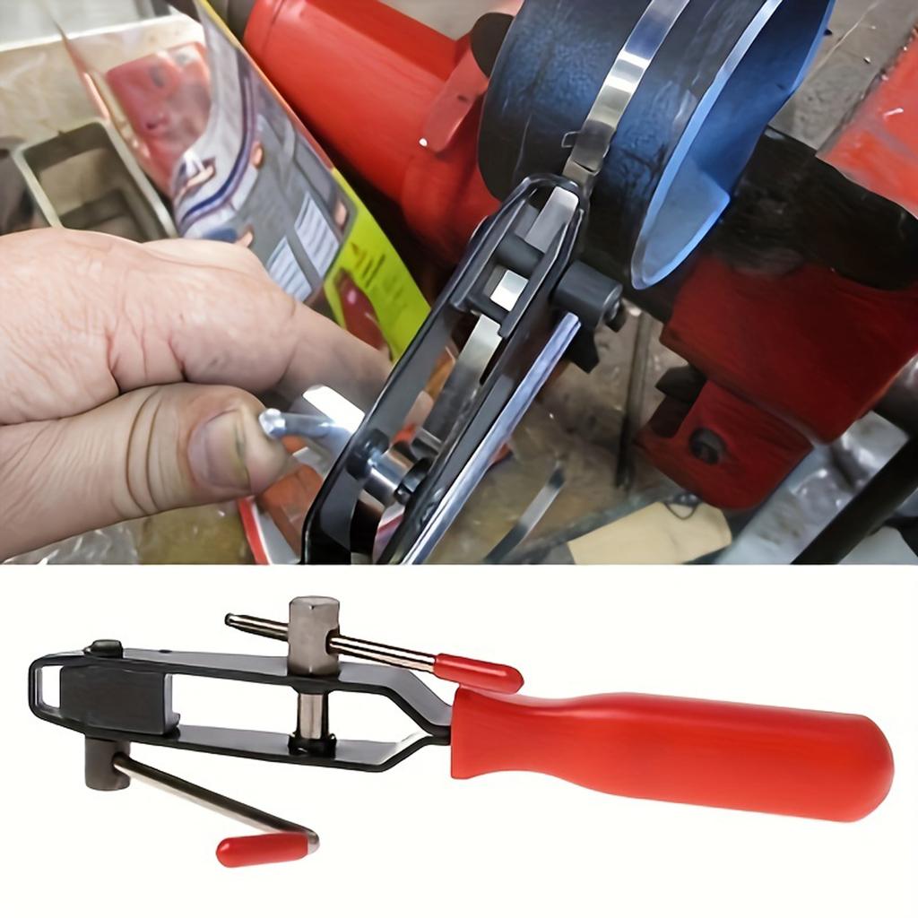 Rustfritt stål 10 stk CV-ledd mansjettklemmetang med 8 stk CV-mansjettklemmer og bilslangeakseltang