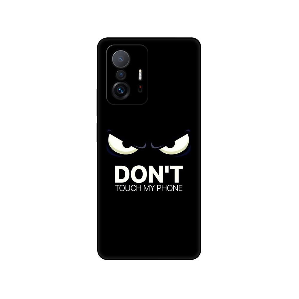 Pro Xiaomi 11T Pouzdro Pro Xiaomi 11T Pro Měkké pouzdro Silikonový Telefon Zadní kryt Xiaomi11T mi 11 T 11TPro coque 6,67palcový černý tpu obal