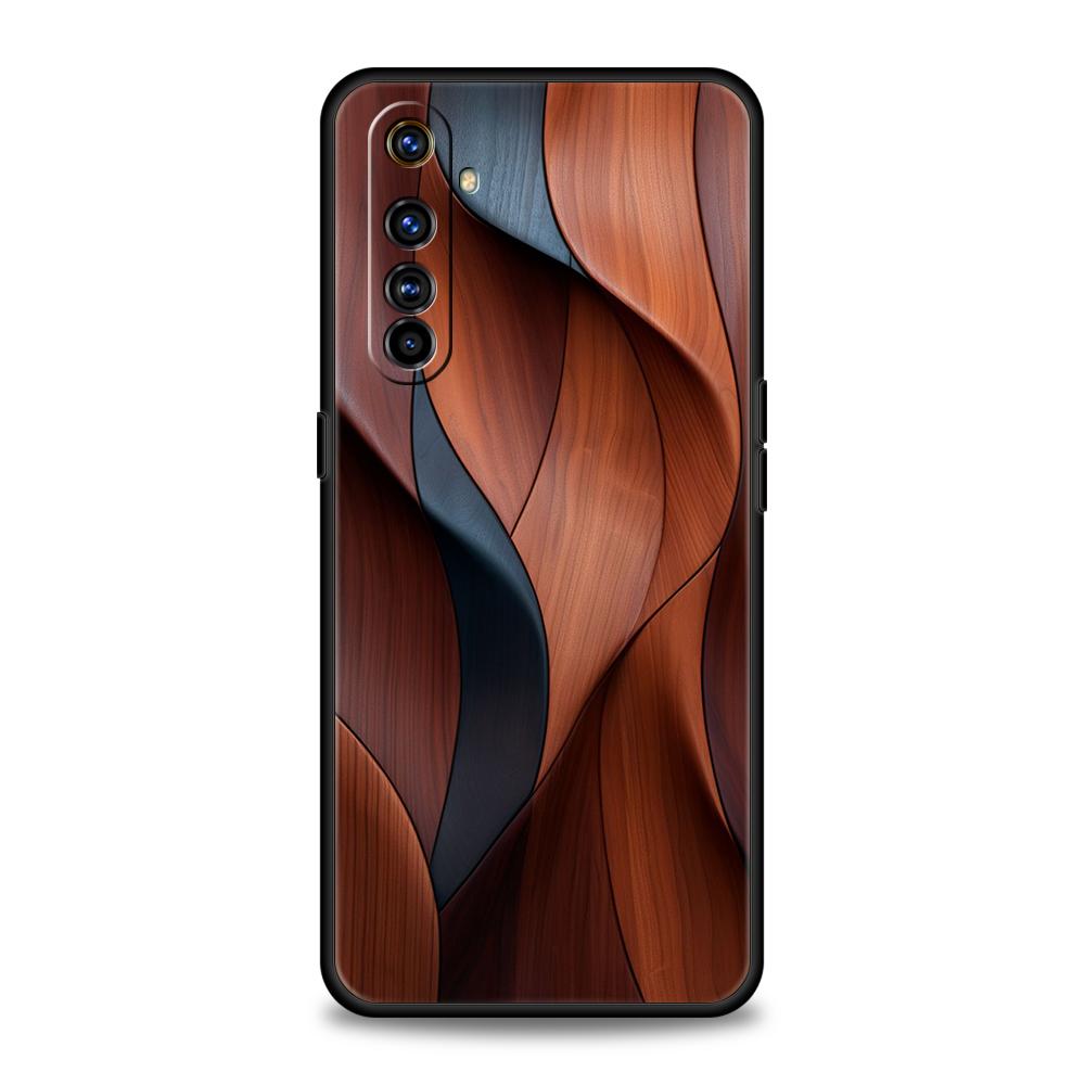 

Роскошный Винтажный Узор под Дерево Мягкий ТПУ Для Realme 10 11 8i 9i 9 Pro Plus GT2 C3 6 7 8 Pro C21 C11 C25 C35 Pro 5G Чехол для Телефона Realme 8 5G
