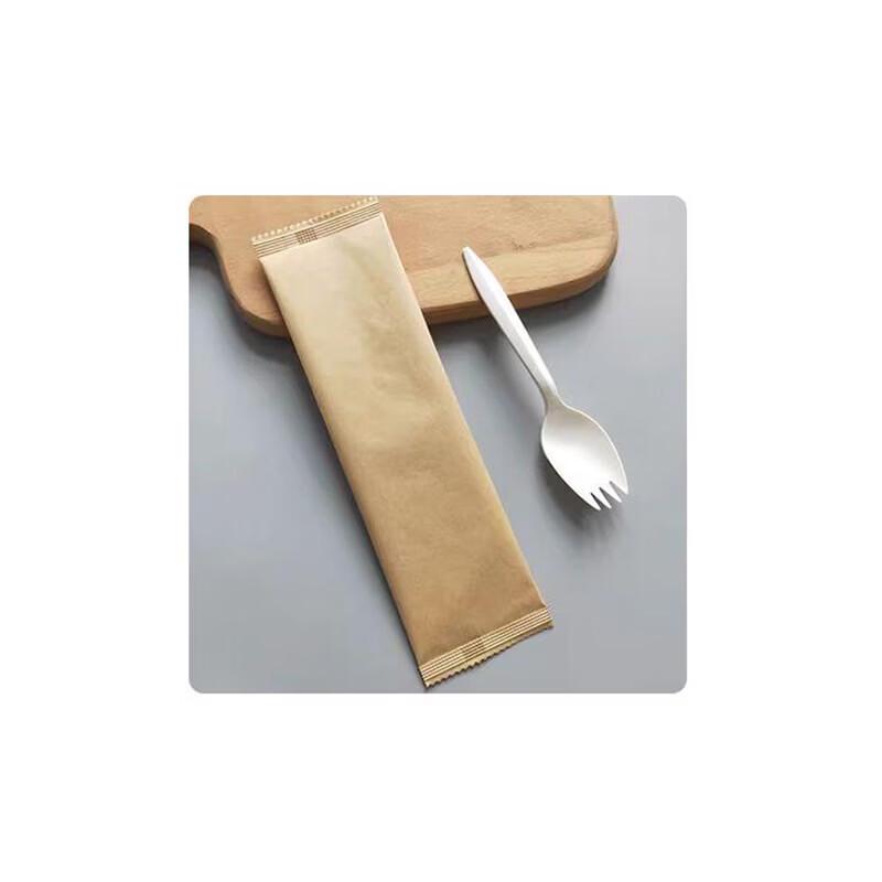 14cm Disposable Fork Spoon Set