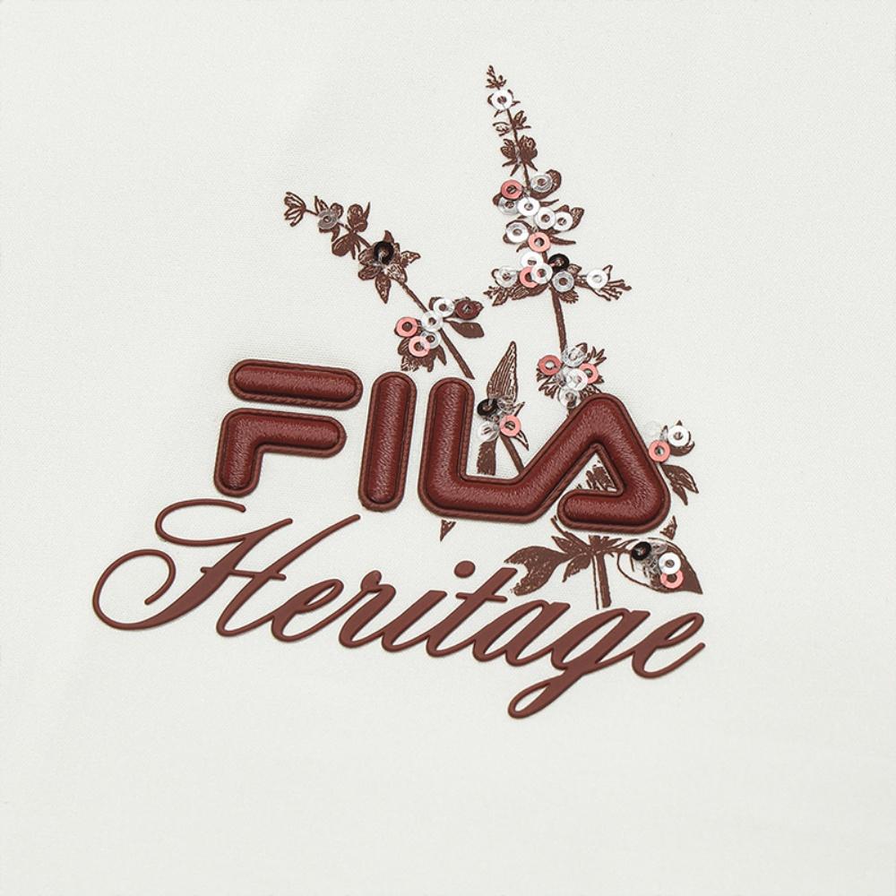 New FILA HERITAGE Jacket Women's Cloud White F11W538705FWT