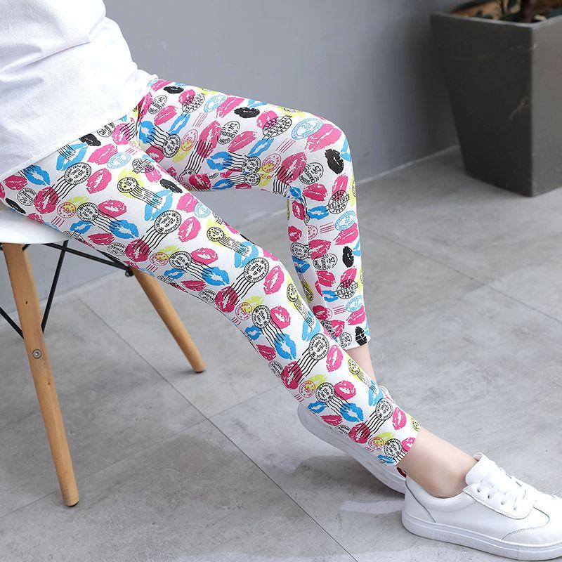 Girls' Leggings Summer Thin Modal Pants Children's Cropped Pants Breathable Mosquito Proof Pants for Outer Wear