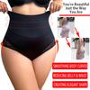 Plus Size Women High Stretch Brief Abdomen Shaping Underwear Sexy Lace Butt Lifter Soft Panties High Waist Shapewear Lingerie