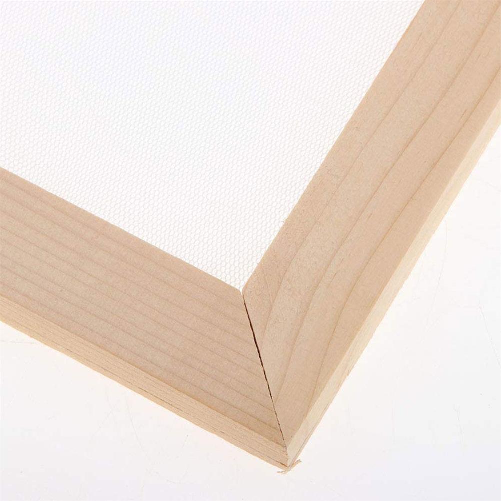 (ZH) DIY Flower and Grass Pulp Papermaking Frame Tool 20*30cm