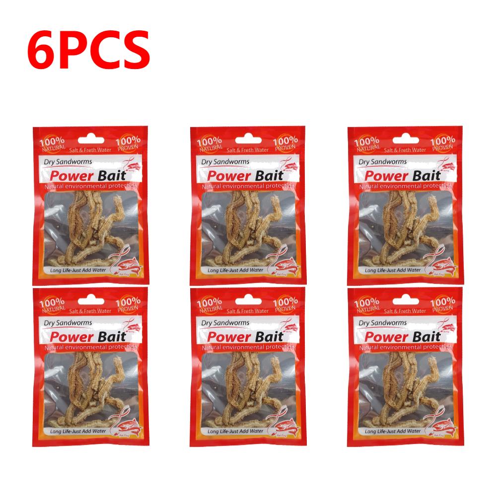 30-1Pcs Artificial Sea Worms Fishing Bait Lifelike Dry Lugworm Sandworms Saltwater Freshwater Soft Smell Fishing Lures Bait