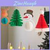 Charming Mini Christmas Tree Paper Decoration For Festive Holiday Celebrations