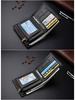 Men's Korean Style Short Trifold Wallet - Large Capacity Leather Wallet with Multi-Card Slots (2019 Edition)