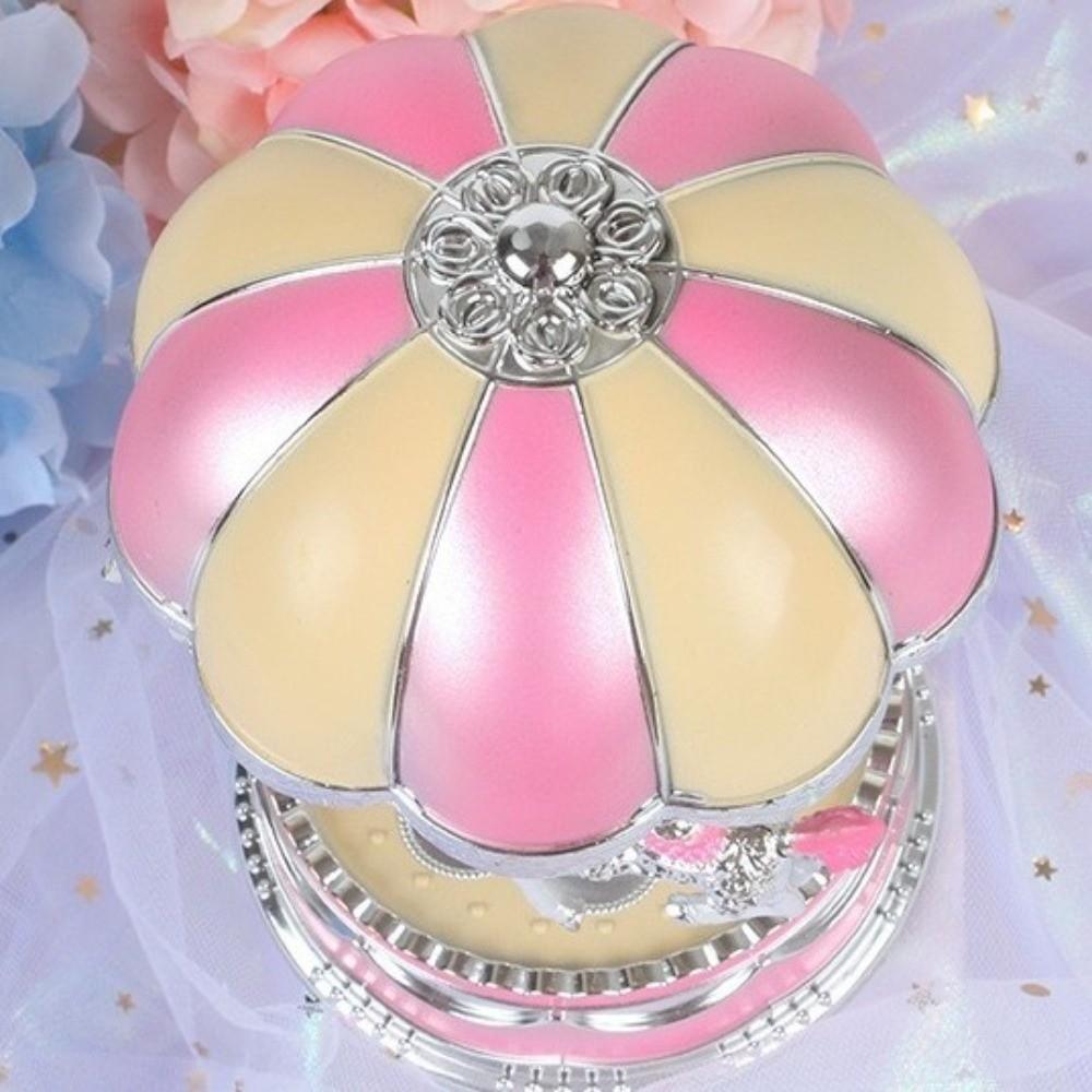 Cartoon Carousel Music Box Exquisite Horse Music Box Romantic Carousel Ornaments  Birthday Gifts