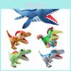 Jucărie de pluș cu marionetă de mână de dinozaur, moale și drăgălașă, pentru joaca imaginativă a copiilor