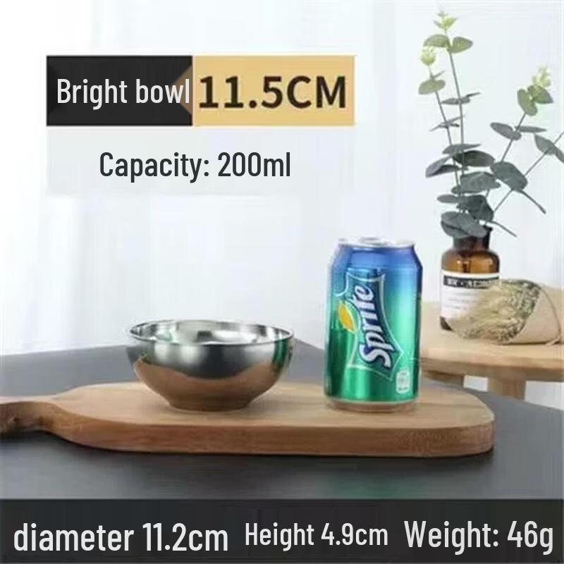 HANDUNYOU Stainless Steel Double-Layer Anti-Scald Meal Plate