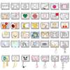 Shiny Zircon Bow Knot Cherry Heart Butterfly Pendant Italian Charm Links Fit 9mm Stainless Steel Bracelet Women DIY Making Gift