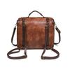 Steampunkový středověký retro styl velkokapacitní barevně blokovaná dámská crossbody taška, ruční dvouramenná taška na počítač