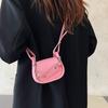 Modische Satteltasche Street Style PU-Leder Kleine Umhängetasche Für Damen 2023 Neu Sommer Lässig Einzelne Umhängetasche