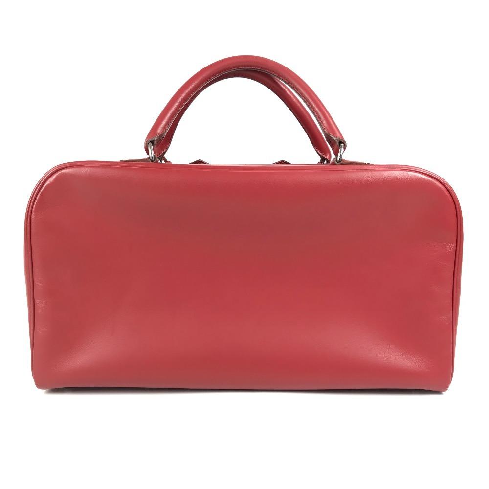 Hermes Sac Anvi 2 36 Bag Mini Duffle Bag Hand Bag Veau Chamonix Red
