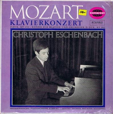 LP-Schallplatte WOLFGANG AMADEUS MOZART PHILHARMON Klavierkonzert FDur KV 459 Rond 627 Somerset 1965 Deutschland Klassik Gebraucht