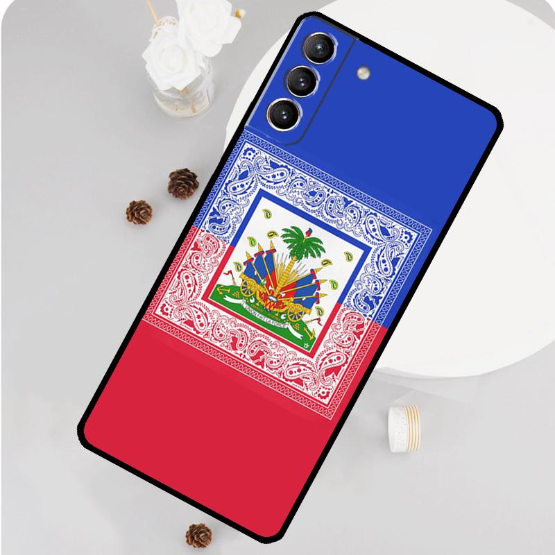 

Vintage Haiti Haitian Flag Phone Case For Samsung Galaxy S25 S26 Ultra S20 S21 S22 S23 S24 S10 Plus S25 FE Funda Cover Galaxy S20 FE