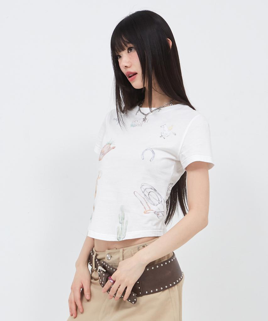 Sekeondeusolteu Pony Archive T-Shirt (White)