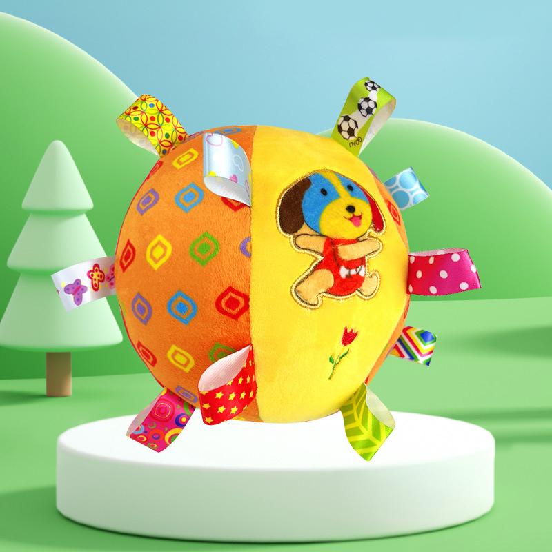 

Плюшевая футбольная игрушка для домашних животных, жевательный мяч для собак, дрессировка ретриверов, чистка коренных зубов, устойчивая к укусам игрушка для собак мелких и средних пород оранжевый