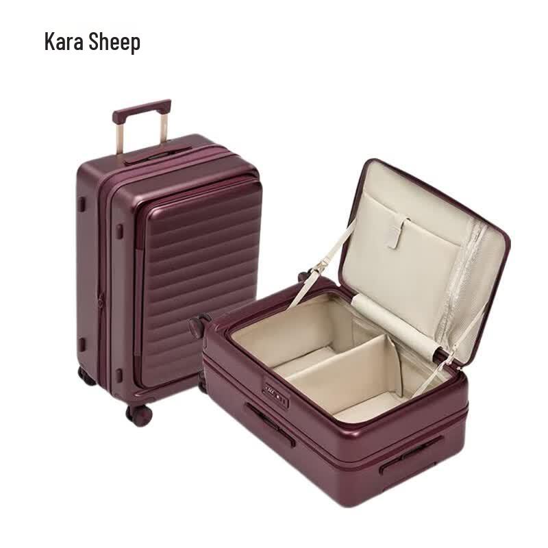 KALA·Y Cloud 3.0 Side-Opening Expandable Carry-On Suitcase