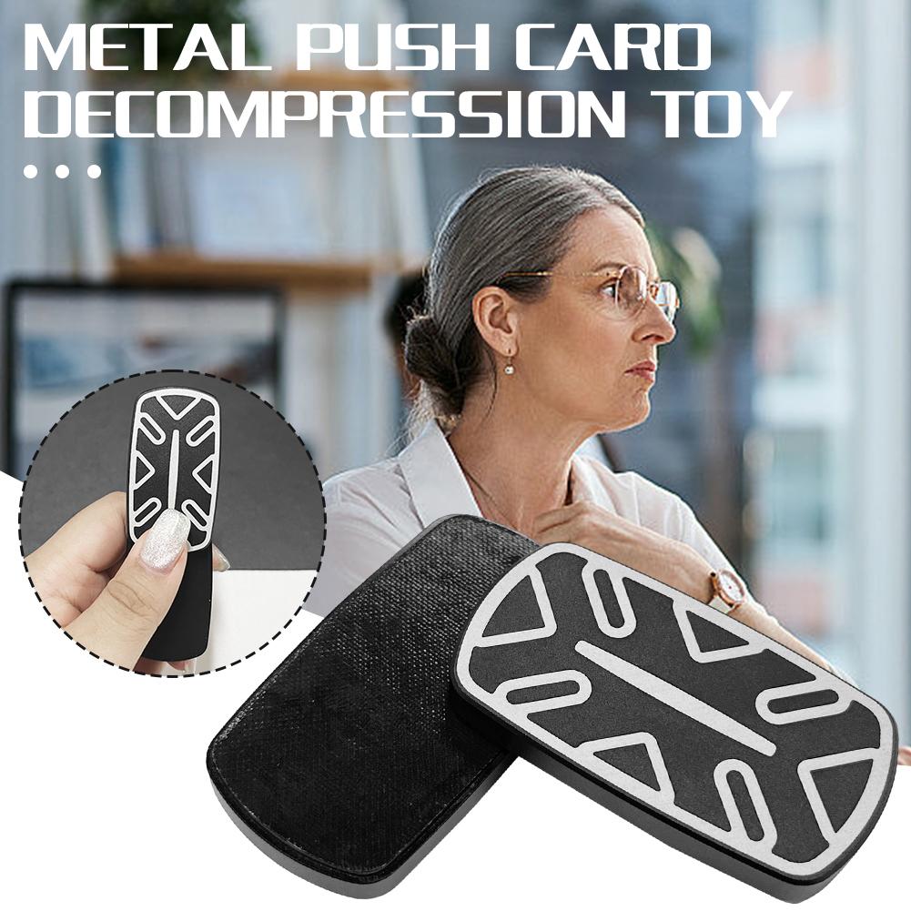 

Irregular Pattern Fidgets Sliders Aluminium Alloy Fidgets Sliders Personalized Stress Relief Anti-Slip Texture Push Card Toy China Mainland