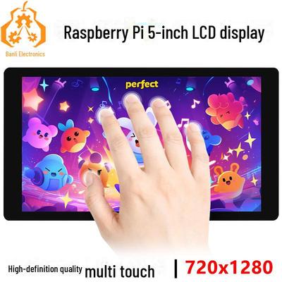 Raspberry Pi 5" LCD Touchscreen Display 720x1280, HDMI-kompatibler Zweit-PC-Monitor