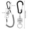 Tactically Spring Elastics Rope Phone Keychains Climbing Emergency Rope Cord for Outdoor Tool