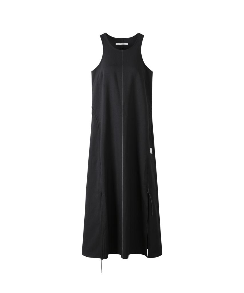 RECODE Back Panel Drawstring Dress_Rqdam23531Bkx