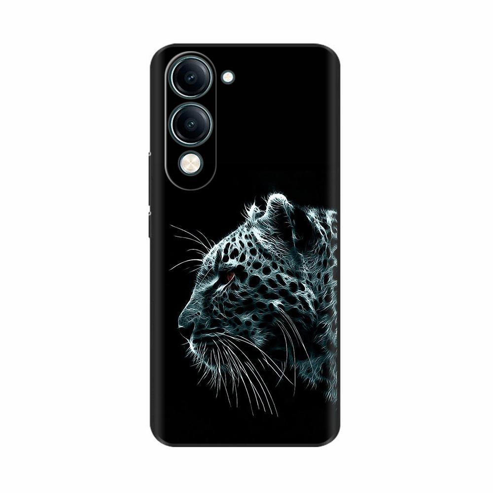 For Vivo Y19 5G Case Cool Painting Soft TPU Covers Black Silicone Back Cover for Vivo Y19 5G Y 19 Phone Cases Cartoon Fundas