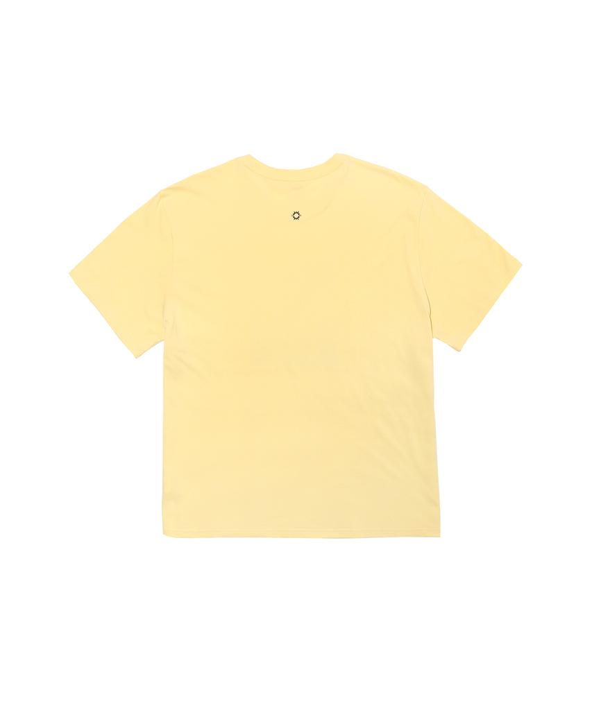 HELLO SUNRISE Hello Sunrise Gradient Typo Tee_Light Yellow
