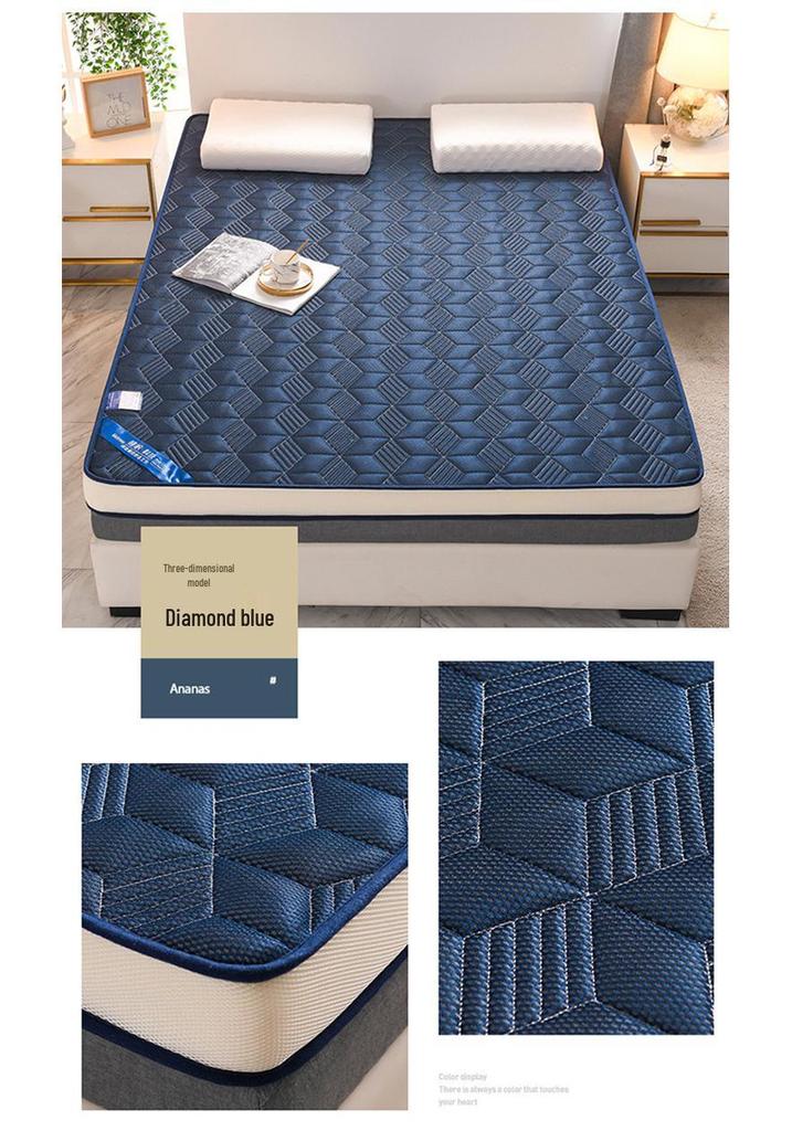 Thick Soft Natural Latex Memory Foam Mattress Pad for Hotel Use