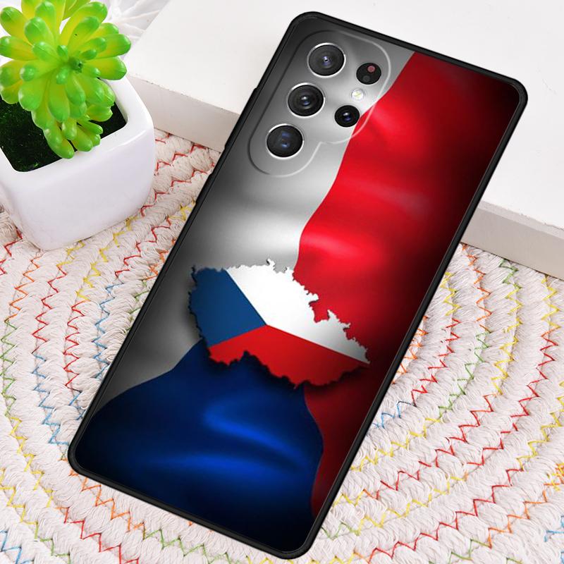 Czech Republic Flag Phone Case for Samsung Galaxy note 10 pro S26 Ultra S23 S24 FE S25 S21 S22 PLUS shockproof Cove