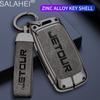 Leather Car Key Fob Cover Case Shell For Chery Jetour X70 X90 X95 X70S X70M Cowin X3 X5 K60 2020 2021 2022 Keychain Accessories