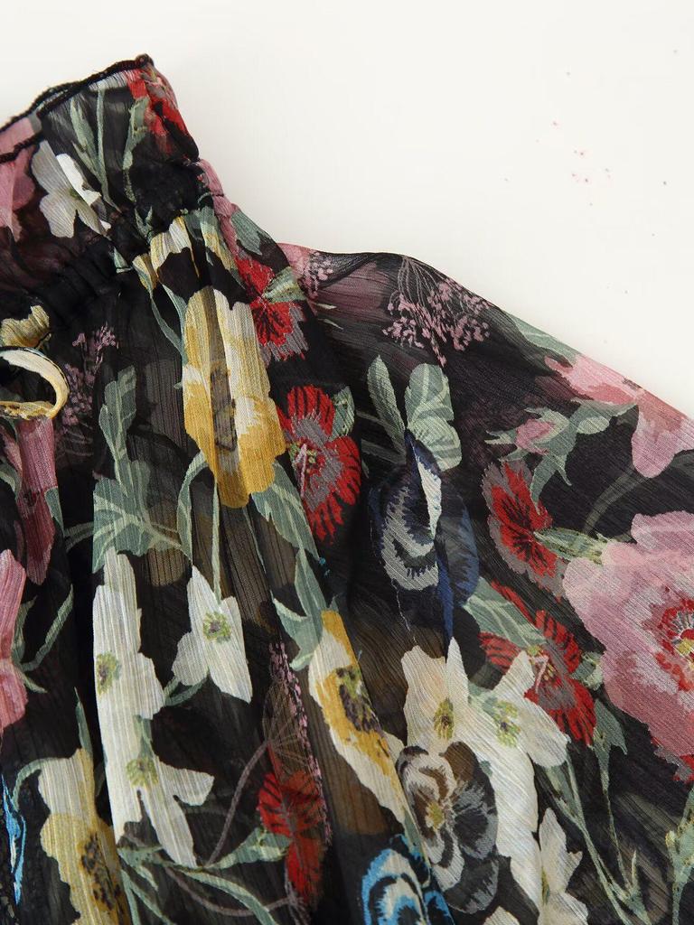 3D Květinové Mini Šaty - Dámská Móda Evropského & Amerického Stylu