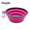 Outdoor Travel Portable Feeding Bowls Cat Dog Bowl Pet Items Dog Food Bowl Food Water Container Silicone Bowl Collapsible