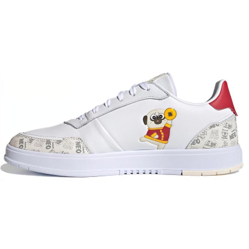 

Adidas Neo Courtmaster White Gray Red Sneakers G55077 36