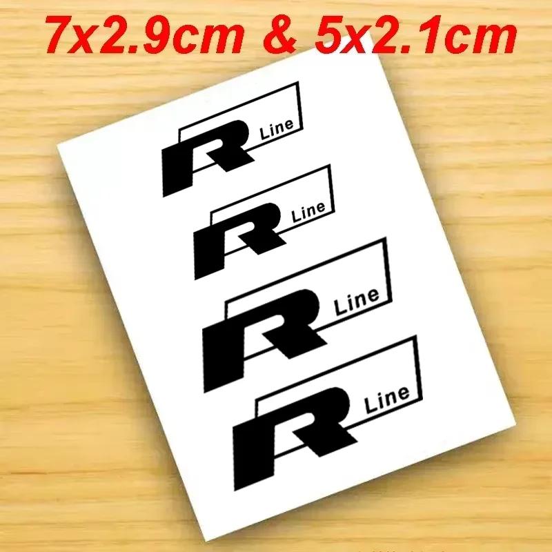 

Golf 3 4 MK3 MK4 2026 Hot For VW VOLKSWAGEN 4Pcs Car Vinyl Brake Caliper Sticker Vehicle Wheel Decals for Volkswagen VW Rline Go