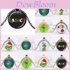 The Grinch And Max Whoville 1 Inch Pendant Necklace Holiday Christmas Gift For Fans And Collectors