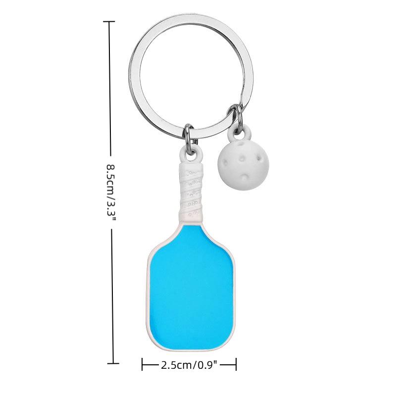 3D Metall Sportlicher Pickleball Schlüsselanhänger Für Damen Schlüsselring Pickleballschläger Schlüsselanhänger Schlüsselhalter Schlüsselanhänger Taschenanhänger