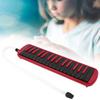Melodica 32 Key Wind Musical Instrument Suitable for Beginner Practice Bag F32s(Rouge )