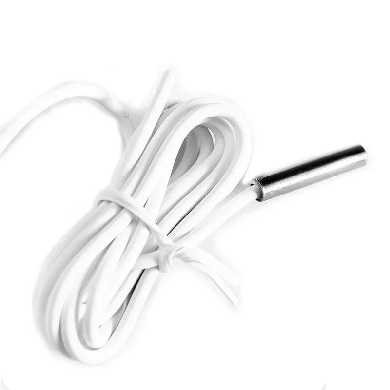 TPM-10 Mini LCD Digital Thermometer Aquarium Car Water Bath Temperature Tester Detector Monitor Embedded Temperature Sensor 1/2M