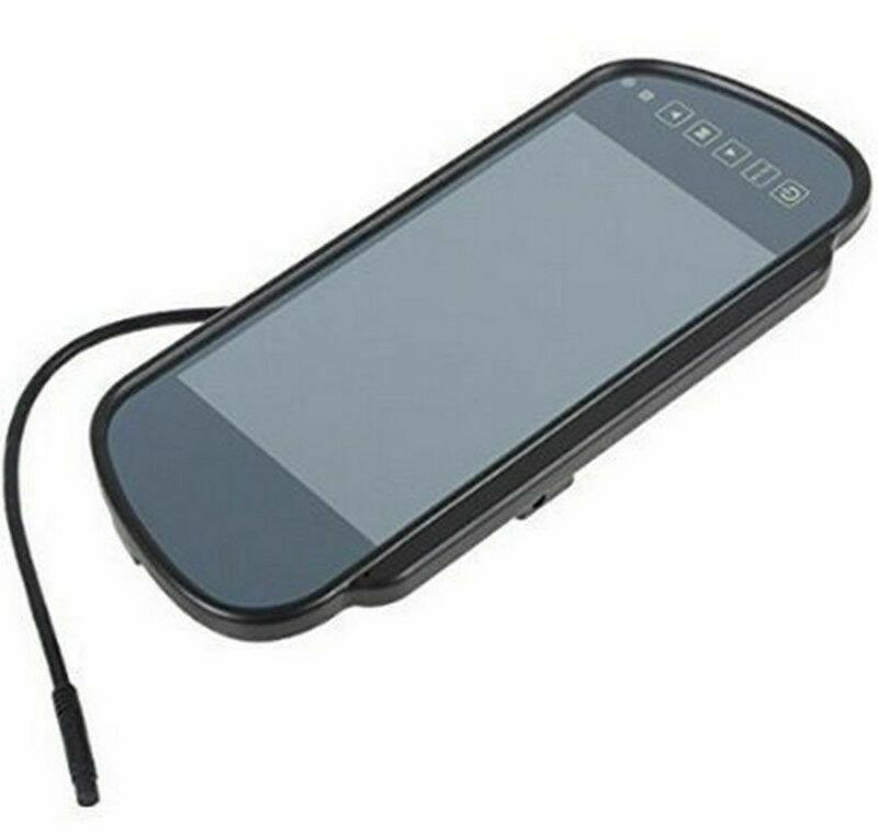 7" LCD TFT Color Screen Auto Car Reverse Parking Rear View Backup Mirror Monitor