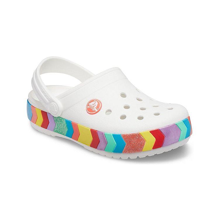 Crocs Comfortable Lightweight Childrens Sandals Kids sandals White 207007-100