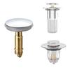 38mm Bathroom Sink Drain Stopper Plugs Bounce Push Button Click Clack Basin Drainer Plug Drain Button Waste Stopper