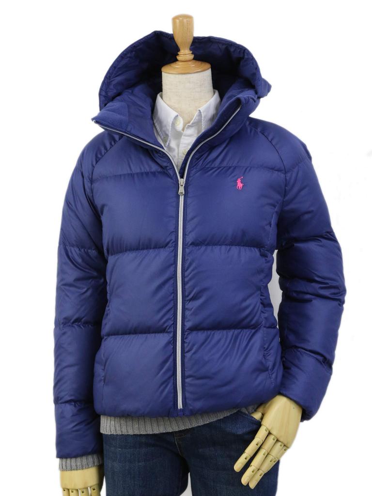 POLO RALPH LAUREN Péřová bunda/parka pro dívky jednobarevná, velikost M, 0101610, [Použitá]