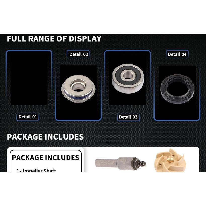 SJ Motorcycle Accessories Water Pump Repair Kit Seal Gasket Set For Piaggio Beverly250 Beverly MP3 Carnaby 250 X7 X8 X9 300cc