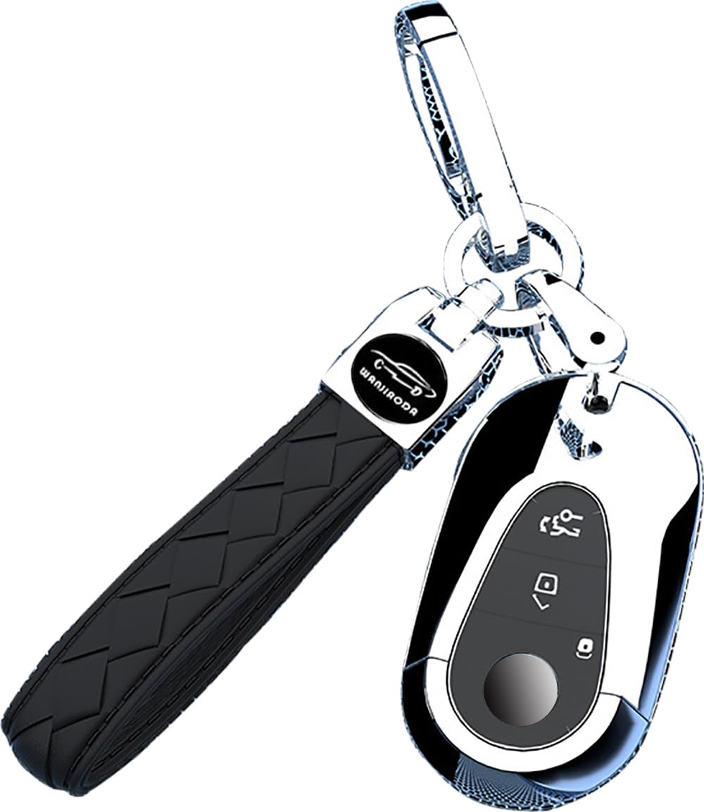 

Yinki benz Key Case Key Holder Key Cover for Mercedes Benz S Class W206 срібний