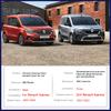 Carbon Fiber Door Handle Cover Fit for Renault Express Van   Car External Protective Film Accessories Decorate Stickers