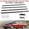 4 Stück Auto-Fensterglas-Gummidichtungsstreifen für Honda Insight 2010 2011 2012 2013 2014 72450TM8013 Wasserdichte Dichtung Wetterstreifen