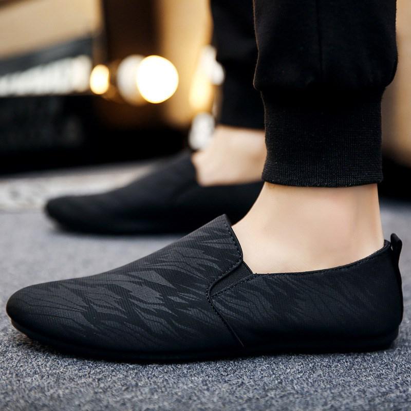 Модная мужская летняя ретро ленивая обувь — фото 4